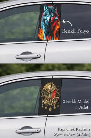 Yeni Bir Stil Kapı Direk Folyo Sticker Etiket