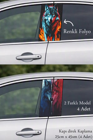 Aracınıza Özel Stil Kazandıran Kapı Direk Folyo Sticker Etiket