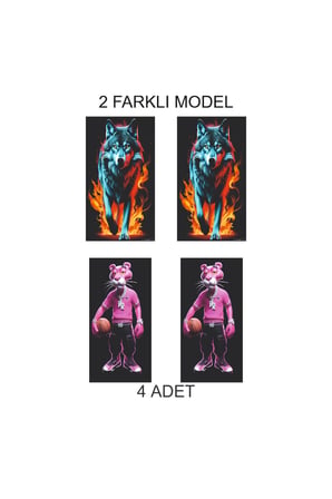 Şık ve Farklı Kapı Direk Folyo Sticker Etiket