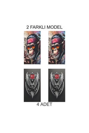 Farklı ve Özgün Kapı Direk Folyo Sticker Etiket
