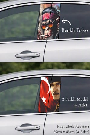 İddialı ve Özgün Kapı Direk Folyo Sticker Etiket