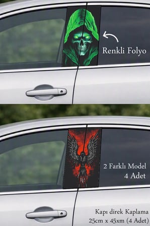 Estetik Form Kapı Direk Folyo Sticker Etiket