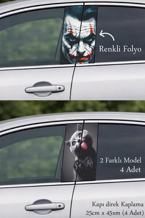 Aracınızda Şık Bir Detay Kapı Direk Folyo Sticker Etiket