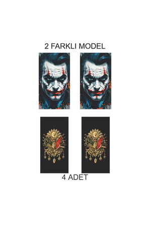 Araçta Özel Görünüm Kapı Direk Folyo Sticker Etiket