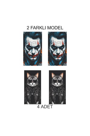 Görünüm İçin Özel Detay Kapı Direk Folyo Sticker Etiket