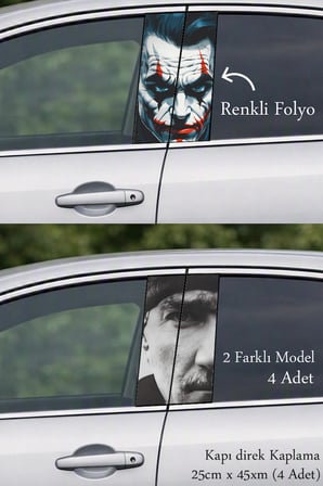 Stil İçin Özel Dokunuş Kapı Direk Folyo Sticker Etiket
