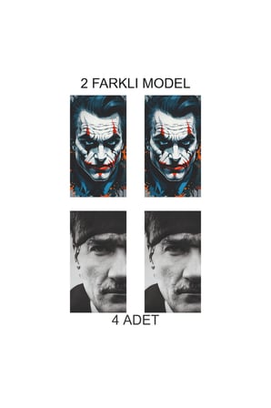 Stil İçin Özel Dokunuş Kapı Direk Folyo Sticker Etiket