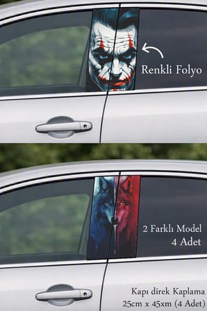 Aracınıza Özel Stil Detayı Kapı Direk Folyo Sticker Etiket