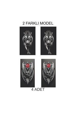 Aracınız İçin Özgün Tasarım Detayı Kapı Direk Folyo Sticker Etiket