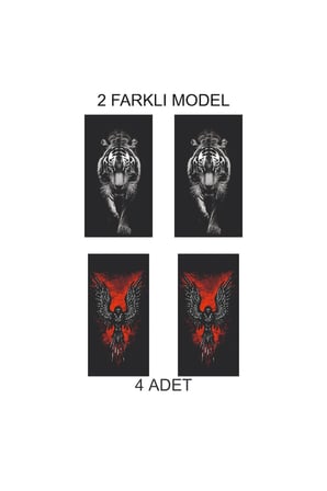 Aracınız İçin Estetik Tasarım Detayı Kapı Direk Folyo Sticker Etiket