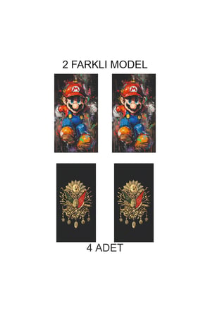Modern Stil Seçeneği Kapı Direk Folyo Sticker Etiket