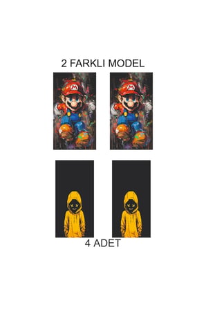 Şık Görünüm Seçeneği Kapı Direk Folyo Sticker Etiket