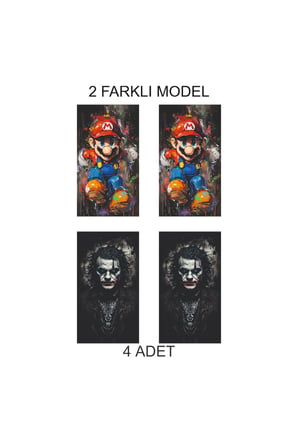 Şık Stil Seçeneği Kapı Direk Folyo Sticker Etiket