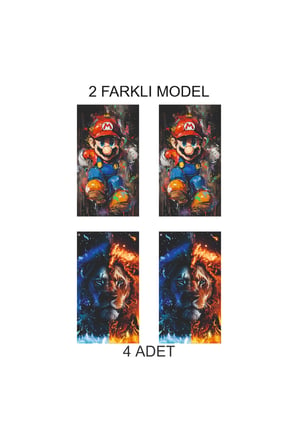 Özgün Stil Seçeneği Kapı Direk Folyo Sticker Etiket