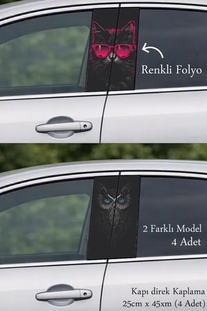 Özgün Görünüm Dokunuşu Kapı Direk Folyo Sticker Etiket