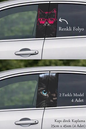 Aracınıza Özgün Bir Detay Kapı Direk Folyo Sticker Etiket