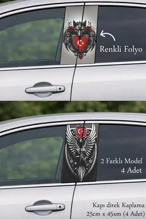 Aracınıza Estetik Bir Detay Kapı Direk Folyo Sticker Etiket