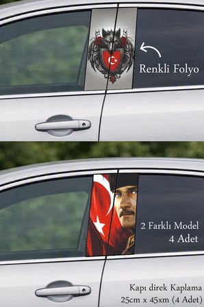 Aracınıza Özel Bir Stil Kapı Direk Folyo Sticker Etiket