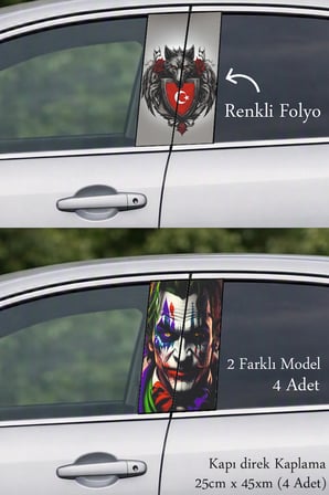 Aracınıza Yeni Bir Tarz Kapı Direk Folyo Sticker Etiket