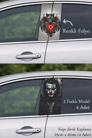 Aracınıza Özel Bir Kimlik Kapı Direk Folyo Sticker Etiket