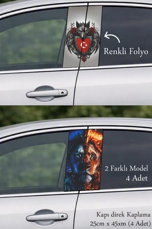 Aracınıza Farklı Bir Kimlik Kapı Direk Folyo Sticker Etiket