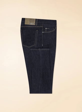Roberto Ricci Designs Lacivert Erkek Slim Fit Pantolon Marina 5T Pant
