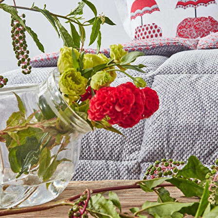 Apricitas Home Çift Kişilik Uyku Seti Bohemian Scarlet