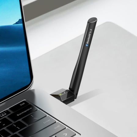 UB500 Plus, Ayarlanabilir Harici Antenli, Yüksek Çekim Güçlü Bluetooth 5.4 USB Adaptör