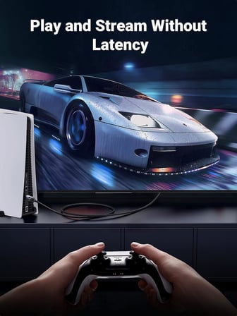 Cat 8 LAN Kablo 40Gbps 2000MHz Süper Hızlı Ağ Kablosu POE RJ45 Gigabit Ethernet Kablosu Wi-Fi PS5/4, Steam Deck, Xbox, Switch, Router, Modem vb. ile uyumlu
