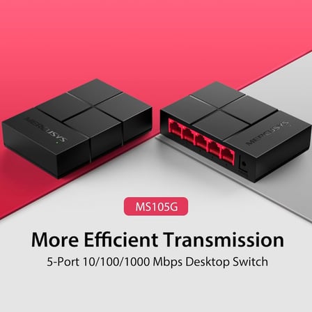 MS105G, 5-Port 10/100/1,000 Mbps Masaüstü Switch