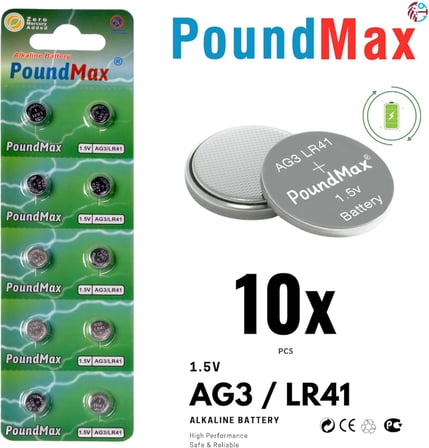 10 Adet AG3 LR41 LR736 / L736 / G3 / G3A / 3GA / 192 / GP192 / V3GA / RW87 1.5V Alkalin Düğme Piller Küçük Elektronik Ev Aletleri, Araba Anahtarları, ölçüm cihazları ve hesap makineleri