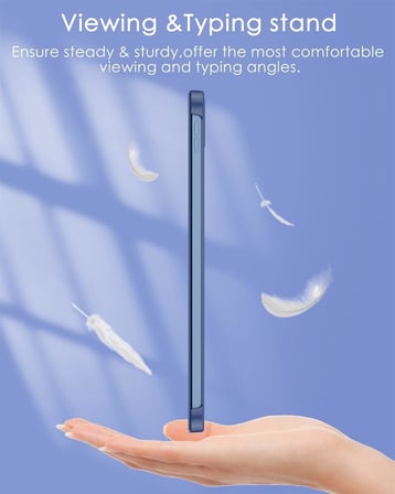 iPad 11.Nesil A16 11inç/10.Nesil Uyumlu 10,9 İnç Kılıf - Uyku Modlu ve Darbeye Dayanıklı Kaplama (Lacivert, iPad 11.Nesil A16 11inç/10.Nesil 10.9 inç)
