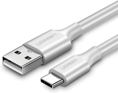 USB Type-C Şarj ve Data Kablosu, 1 Metre, Beyaz