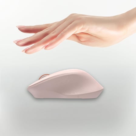 SPK7448 Kablosuz Bluetooth 1600DPI 4 Tuşlu Optik Sessiz Mouse Pembe