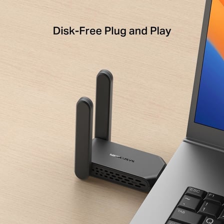 MA32H, AC1300 Mbps, Çift Bant, USB 3.0, Yüksek Çekim Güçlü Wi-Fi 5 USB Adaptör