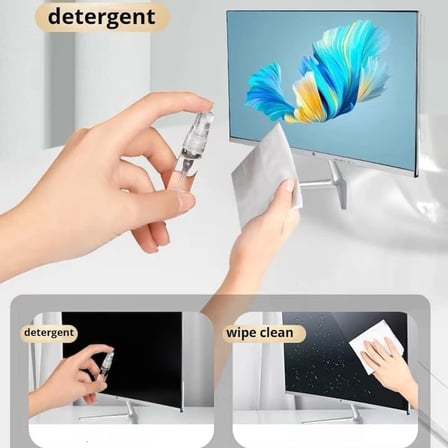 7'si 1 Arada Elektronik Temizleme Kiti, Klavye, Airpods Pro, Kulaklık, Laptop ve Telefon için Fırçalı Temizleyici Set (Pembe)