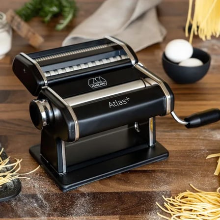 Marcato Atlas 150 Plus Makarna Makinesi + Pastabike Set Siyah