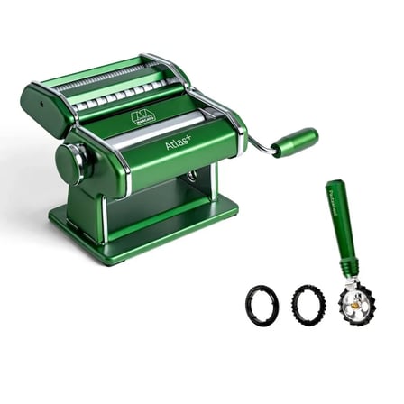 Marcato Atlas 150 Plus Makarna Makinesi + Pastawheel Set Yeşil