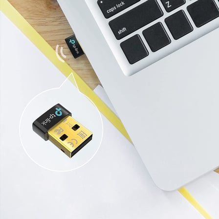 UB500, Bluetooth 5.4, (PC dizüstü bilgisayar masaüstü bilgisayar için, Windows 10/8.1/8/7 Plug & Play destekler), Nano USB Bluetooth Adaptör