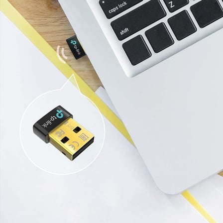 UB500, Bluetooth 5.4, (PC dizüstü bilgisayar masaüstü bilgisayar için, Windows 10/8.1/8/7 Plug & Play destekler), Nano USB Bluetooth Adaptör