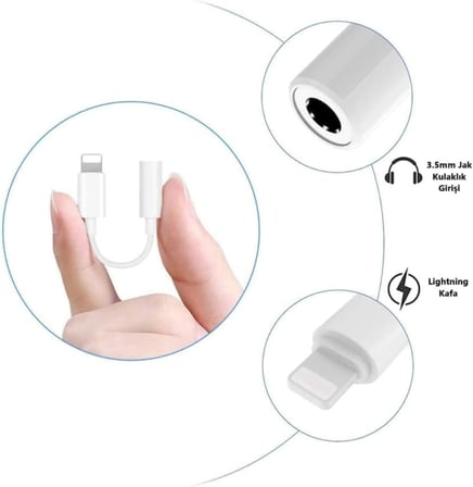 iPhone 13/13 Pro/12/12 Pro/11/11Pro için Lightning to 3.5mm Aux Jack Kulaklık Dönüştürücü Adaptörü. iPhone 13/13Pro/13Pro Max/12/12 Pro/12Pro Max/11/11 Pro/11/Pro Max/X/XR/XS/XS Max/8/7 Uyumlu