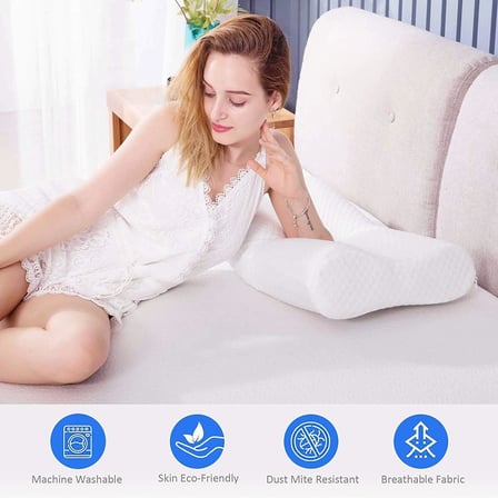 Visco Yastık Destekli Ortopedik Yastık Visco Boyun Yastığı