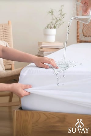 Micro Fitted Su Sıvı Geçirmez Alez Tek ve Çift Kişilik 9 Farklı Ebat Yatak Koruyucu Alez (120x200)