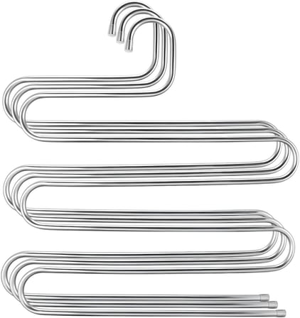 5 Katlı Metal Pantolon ve Eşarp Askısı - 3 Adet