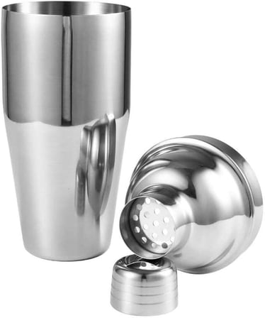 Çelik Kokteyl Shaker - Meyve Suyu Shaker - Kokteyl Karıştırıcı, 750 ml