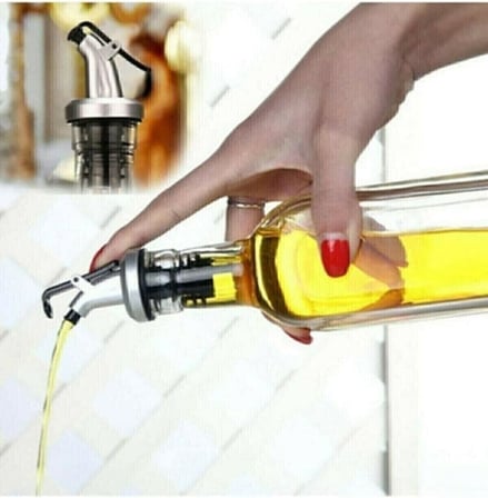 2 Adet Kapaklı Şişe Ucu Servis Aparatı Damlalık Yağdanlık Tıpa Tapa Mantar - ÜCRETSİZ KARGO