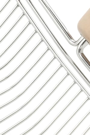 Metal Kedi Kumu Küreği Ahşap Saplı Dayanıklı Izgaralı Kedi Tuvaleti Temizleme Küreği Ergonomik Saplı Kolay Temizlik Aparatı Paslanmaz Çelik