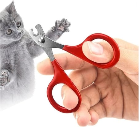 Kedi Tırnak Makası Çelik Ergonomik Tutuş Evcil Hayvan Köpek Tırnak Makası (Garantili)