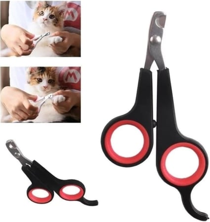 Kedi Tırnak Makası Çelik Ergonomik Tutuş Evcil Hayvan Köpek Tırnak Makası (Garantili)
