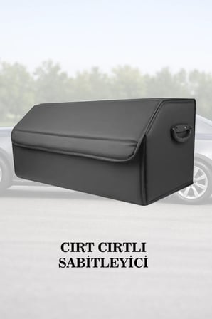 chevrolet spark bagaj için erzak aksesuar toplayıcı siyah battal boy lüks deri çanta